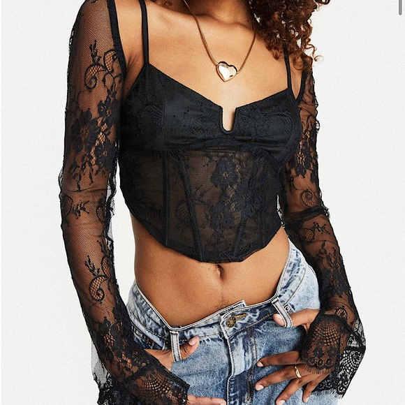 Princess Polly Other - Princess Polly Black Lace Set